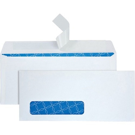 Quality Park Envelopes, No.10, Window, Redi-Strip, 4-1/8inx9-1/2in, WE QUA90119R